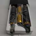 Motorcycle Universal 340mm Rear Air Shocks Absorber for Honda Kawasaki Suzuki Yamaha Go Kart Scooters Sport Street Bike (340mm)