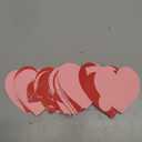 Amosfun 6Pcs Heart Shaped Garland Banner for Valentine Day Decorations Bunting for Wedding Parties Romantic Home Decor Easy to Hang for Photo Props