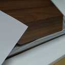 Modern Wooden Side Table, Living Room End Table, Nightstand, Walnut, 16 D x 16 W x 25 H inches