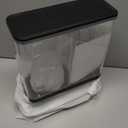 Conworld Laundry Detergent Dispenser, Wall-Mounted Scent Booster Beads Dispenser for Laundry Organizer, Laundry Beads Container, Rice Dispenser, Black (2 Grid)