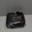 VitalCozy 100 Pcs Spandex Chair Sashes with Heart Shaped Buckle Slider Stretch Chair Cover Band Universal Elastic Ties for Wedding Banquet Event Party Decoration(Black)