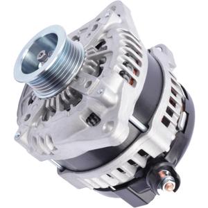 Alternator Compatible with 15 16 17 18 19 20 F-150 5.0L V8, Alternator Replacement 1042110080 1042110081 44000 42103 FL3T10300JA FL3Z10346G HL3710300FA HL3Z10346F, 240 Amp 6-Groove Pulley