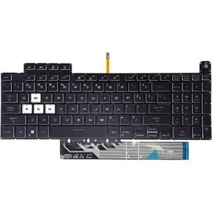 Replacement Keyboard for Asus TUF Gaming F15 FX507 FA507 FA507R FX507ZE FX507ZM,TUF A17 FA707 F17 FX707,TUF Dash F15 FX517 with RGB Colorful Backlit Keyboard US Layout