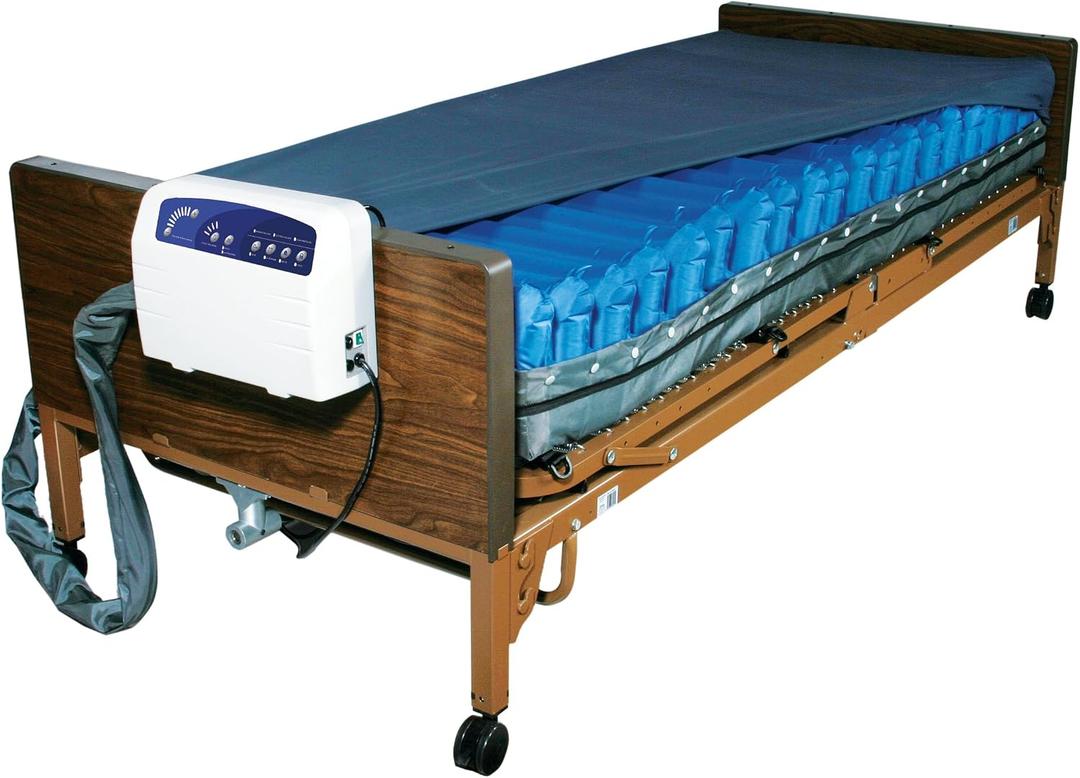 Drive Medical 14029 Med-Aire Low Air Loss Mattress System, Blue