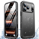 SPORTLINK for iPhone 17 Pro Max Case, IP68 Waterproof Military Protective Full Body Heavy Duty Shockproof 360 Sealed Dustproof with Camera Screen Protector Phone Cover for iPhone 17 Pro Max 6.9" Black