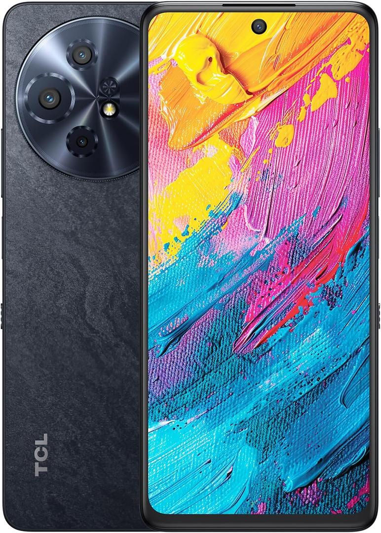 TCL 60 XE NXTPAPER 5G Cell Phone, AT&T, T-Mobile & Verizon Unlocked Android Smartphone, 8GB+128GB, 6.8" 120Hz Paper-Like Display, AI Features, 5010mAh Battery, Advanced Camera System, Space Blue