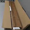 UNISHADES Cordless Bamboo Roman Shades for Windows, Blinds Size (36" W 64" H) Colour (Highfield Teak)