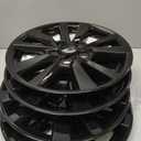 16 Inch ABS Wheel Skins for 2025-2026 Toyota Camry Hybrid LE & Gas LE, Fits OEM Alloy Wheel #42611-AQ010, Gloss Black Snap-On Wheel Covers 4-Pack