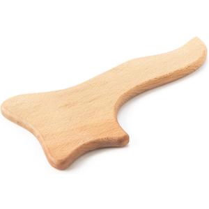 Tuuli Accessories Gua Sha Lymphatic Drainage Massager, Multi-Functional Lymphatic Massager Paddle for Arms, Legs, Back and More, Wooden Anti Cellulite Massager for Skin Health 