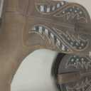 Ariat Mens Hybrid VentTEK Western Boot Distressed Brown/ American Flag 11.5 Wide