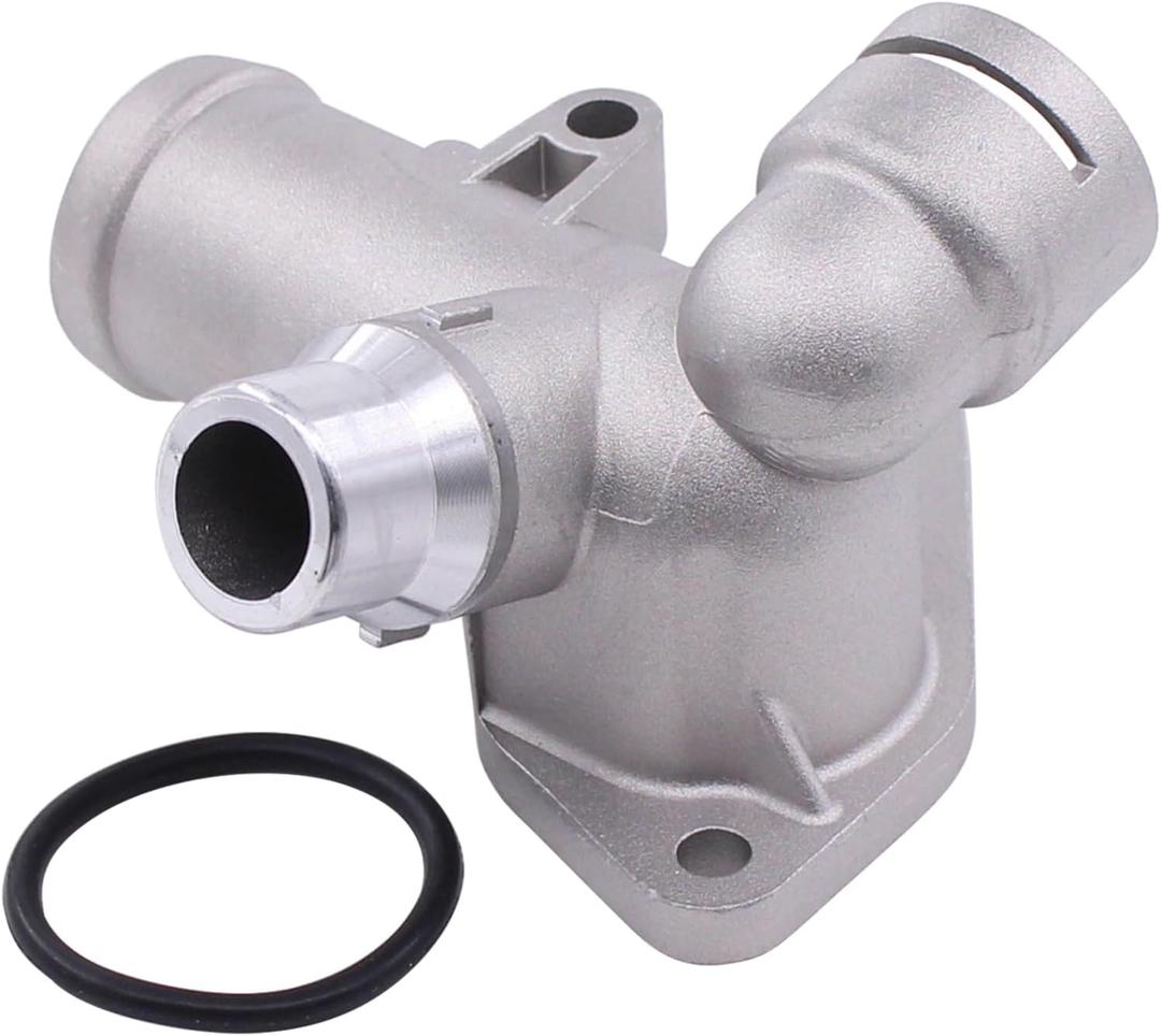 ApplianPar Aluminum Cooling Water Hose Coolant Flange Connector for Audi A4 Avant A4 Quattro