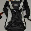 KUYOU Running Hydration Vest - Lightweight Insulated Hydration Backpack with 2L Water Bladder, Adjustable Chest Straps and Reflective Water Backpack for Running Marathon Race Hiking Cycling (Black)