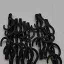 Cabilock 20pcs Metal Pegboard Hooks Double Arm Utility Holders Heavy Duty Wall Pegs for Garage Workshop Organization Panel Hooks for Tool Storage and Craft Hanging