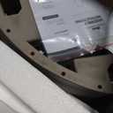 Furniture of America Selyra Modern Solid Wood Counter Height Chairs Set of 2 with Curved Wood Back, Comfortable Upholstered Seating for Dining Room, Home Kitchen, White Oak