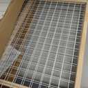 MidWest Homes for Pets Wire Mesh Pet Safety Gate, Dog Gate Expands From 29 - 50 Inches Wide, 32 Inches Tall, Wood, Powder Coated Wire