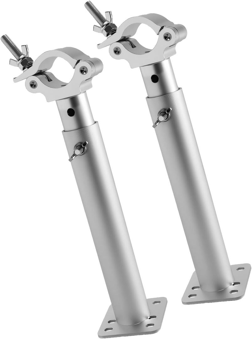 Adjustable LED Screen Support Clamp, 2-Pack Aluminum Alloy Extendable Mount 3050cm, Compatible with F32/F34/F33 Truss & 4052mm Tubes, Quick-Install Bracket for Stage Events Exhibitions