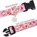 3 x Faygarsle Pink Dog Collar - Christmas Design Pattern for Small, Medium & Large Dogs - Cute & Stylish