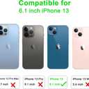 Arae Compatible with iPhone 13 Case with Card Holder and Wrist Strap Wallet Flip Cover for iPhone 13 6.1 inch (Champagne Gold)