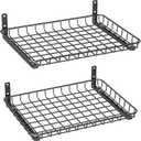Ultrawall Wall Mounted Storage Shelves, Garage Metal Shelves 18x12 Inch