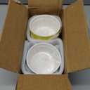 Ramekins 6oz Oven Safe, Creme Brulee Ramekin and Souffle Dishes, Porcelain Baking Bowls, Dipping Sauce Dish. Pudding Cups, Set of 6,Colorful.