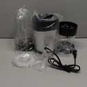 12-Piece Smoothie Blender Maker 25,000 RPM Personal Blender for Ice Crushing Smoothies & Frozen Drinks Nuts with 23oz, 32oz, 37oz Portable Cups Two 6-Leaf Stainless Steel Blades, Silver