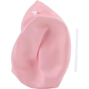 25cm Heavy Duty Yoga Exercise Ball, Explosion Proof Pilates Ball for Pregnancy Fitness, Small Size, PVC Material, Frosted for Indoor and Outdoor (Pinkish)