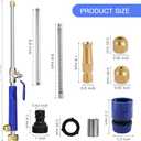 Jet Nozzle 2-in-1 High Pressure Power Washer, Watering Sprayer Cleaning Tool, Hydro Jet Nozzle Power Washer, Tool Pressure Washer Extension Wand with 3 Hose Nozzles for Garden Hose and Car Washing