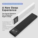 Under-Pillow Bone Conduction Sleep Speaker for Sleeping - Bluetooth White Noise Sound Machine with Display, 36 Sleep Sounds, Timer & TF Card Support | Ideal for Side Sleepers & Sleep Difficulties