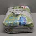 LIVEBOX Green Kids Playroom Rug, 5'x7' Washable Road Rug for Kids Room, Non-Slip Soft Car Rugs Play Mat for Baby Nursery, Large City Traffic Rugs Classroom for Boys Girls Dorm Toy Room Tent