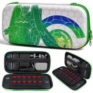 Carrying Case For Switch 2 (2025), All-In-One Protective Shell Design, Slim Portable Hard-Shell Travel Bag, 12 Game Card Slots & Mesh Pocket, Fits Console & Accessories