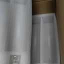 Hurricane Candle Holder Thickened Cylinder Covers 4 Pcs Taper Candle Sticks Holder Glass Tall Candlesticks Holders Centerpiece for Wedding Dining Table (Clear)