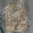 WILLBOND 37 Pieces Rhinestone Letter Stickers Large Glitter Alphabet Crystal Number Self Adhesive Bling Stickers Iron on Letters for Art Crafts Clothing DIY Decors(Gold,2.56 Inch)