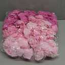 100pcs Pink Foam Roses Heads,3inch Blush Faux Flowers Artificial Rose Stemless Fake Flower Bulk for DIY Floral Crafts,Cake Decoration Wedding,Baby Shower Flower Centerpieces(Shades of Pink)