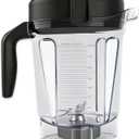 Blender Pitcher 64oz Low-Profile, Compatible with Vitamix 750 5000 5200 5000 6300 7500 Vm0102 Vm0103 Vm0197 E310 Classic/Commercial/Professional Series etc Blender, Blender Jar Cup