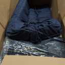 SUNROX Memory Foam Jumbo Rocking Chair Cushions, FadeShield Water Resistant Non Slip Durable Tufted Pads, Set of Seat & Back Cushion with Ties for Indoor/Outdoor Rocker, 2 Piece, Heather Indigo