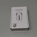 VersionTECH. Wireless Gaming Mouse, Rechargeable Computer Mouse Mice with Colorful LED Lights, Silent Click, 2.4G USB Nano Receiver, 3 Level DPI for PC Gamer Laptop Desktop Chromebook Mac-Black