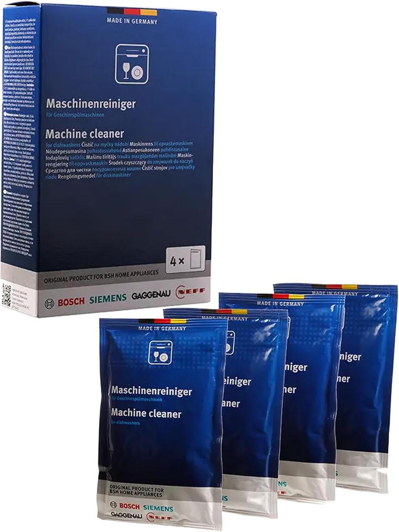 Dishwasher Cleaner 4x45gr compatible with Bosch Siemens Neff Gaggenau Dishwashers
