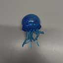 Squishy Jellyfish Design Stress Ball for Boys Girls, Ultra Soft Summer Sensory Fidget Toy for Kids Adults, Slow Rising Squeeze Toy Anxiety Relief for Autism, Party Favors, Present Fillers, Gift (Blue)