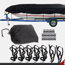 14-15,8ft/68 Boat Cover Black