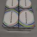 4 x Sensory Activity Board Upgraded- 3D Sensory Activity Ball,Stress Relief Toy,Silicone Fidget Toy for Stress Relief,Anxiety,Autism,ADHD,Kids 3+ & Adults,with Travel Storage Bag & 16 Strings(Matte White)