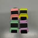 [4 Pack] Wristband for Just-Dance 2025 2024 2023 2022 Nintendo Switch/ for Zumba Burn It Up, Band for Joy-Con Grip, Adjustable Wrist Strap for Adult Teens and Kids (Pastel (Green Purple/ Yellow Pink))