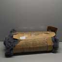 Bedsure Luxurious Faux Fur Duvet Cover Queen Size Set - Ultra Soft & Fluffy & Cozy & Warm - Elegant Shaggy Bubble Design Bedding with Duvet Cover and Pillow Shams, Grey