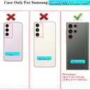 ONOLA Compatible with Samsung Galaxy S24 Ultra Case with HD Screen Protector, Heavy Duty Shockproof & Dropproof 3-Layer Cover Phone Case,DarkBlue
