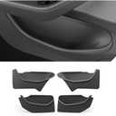 Door Pocket Organizer for Tesla Model Y 2025 2026 Juniper  4PCS TPE Full-Wrap Waterproof Storage Trays