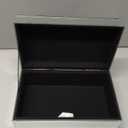 Luxury Mirrored Jewelry Box with Crushed Diamond - Glass Jewelry Box Organizer Storage for Women, Ring Holder Case for Dresser and Decorative (Silver)