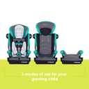 Baby Trend Hybrid SI 3-in-1 Combination Booster Seat, Hoboken Teal Side-Impact Protection, 3-Stage Growth Design, Adjustable Headrest, Cushioned Comfort, Manufacturing date 05-05-2026