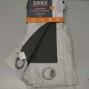 Sunblk Total Blackout. Grommet Panel. Noise Reduction, Thermal Insulation. Contains 1 Panel 52×63 in. Color Newberry Natural