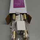 JQiRe LED 4 Light Track Lighting Kit,Gold 4 Way Ceiling Spot Lights,Flexibly Rotatable Light Heads,Foldable Track Light Fixtures,Included 4 x LED GU10 Bulb (4W 400LM Warm White 2700K)