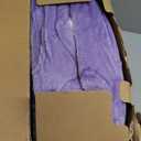 Electric Heated Throw Blanket Sherpa 50"x60" Purple Machine Washable 6 Heat Settings 4 Hours Auto Off Overheat Protection for Home Office Use