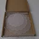 3 Tiers Acrylic Cupcake Stand, Lacework Design Cake Tower Stand Holder Macaron Display Rack Cookie Candy Buffet Desserts Platter with Base for Baby Shower, Birthday, Wedding